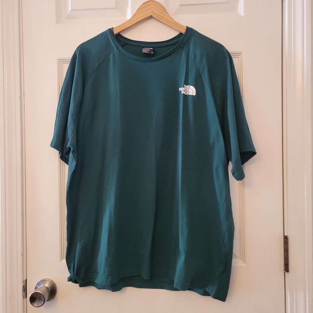 The North Face Men's XL Teal Denali Short Sleeve Tee